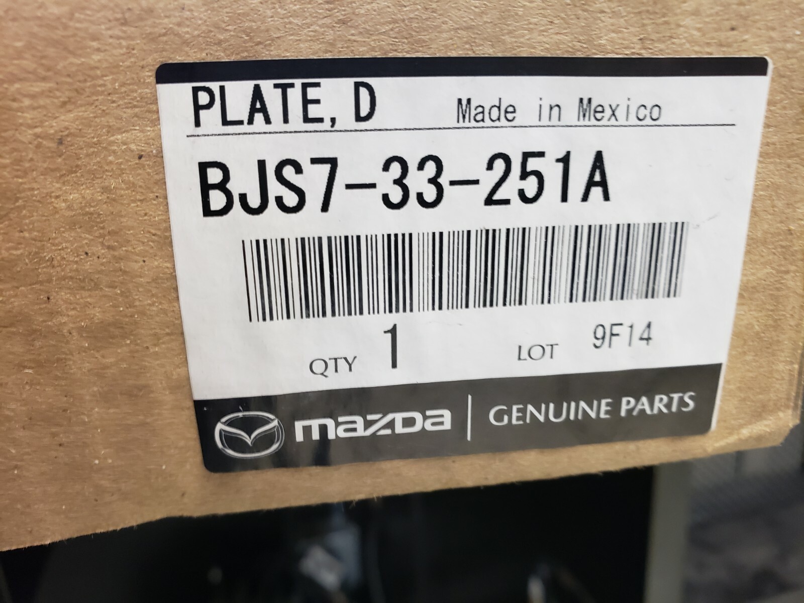 new-genuine-oem-2014-2018-mazda-3-front-brake-plate-disc-rotor-bjs7-33