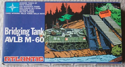 Atlantic Toy Soldiers Boxed scale ho 1/72 604 bridging tank avlbm-60