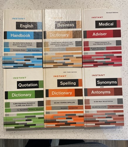 Lot Of 6 Spelling Synonyms Quotations Medical Business English Books - Foto 6 di 7