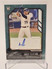 2021 Mario Feliciano Panini Playbook Auto Rookie Card Baseball RC Autograph