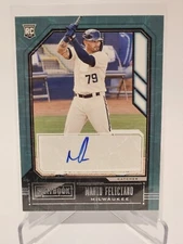 2021 Mario Feliciano Panini Playbook Auto Rookie Card Baseball RC Autograph