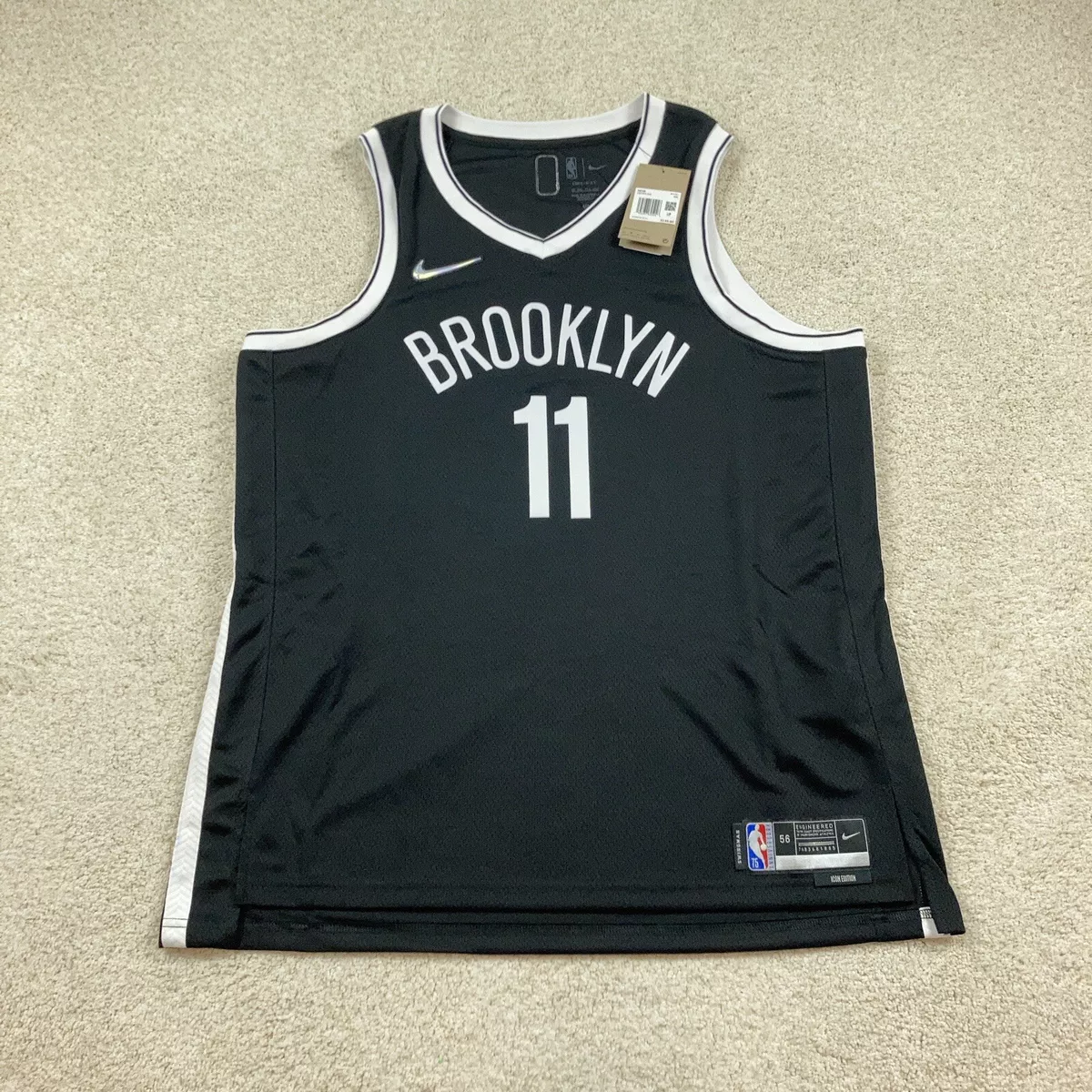 Kyrie Irving Brooklyn Nets Nike 2020/21 Swingman Jersey - Black Icon Edition Size: Small