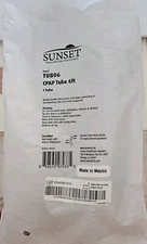 Sunset Healthcare new in Pkg. CPAP Smoothbore Tubing 6 Foot - TUB06
