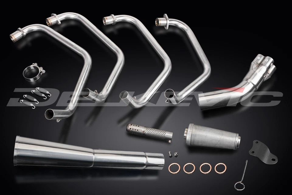 Silenciador de escape 4-1 acero inoxidable Kawasaki KZ1000 LTD K J M CSR1000 81-83 Foto 4 de 4