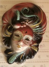 Venetian Mardi Gras Style Mask Wall Decor Wall Sculpture Decor