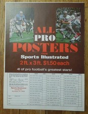 1971 SPORTS ILLUSTRATED Pro Football NFL Supe...