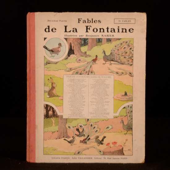 1906 Fables de La Fontaine Jean de La Fontaine Illus Bejamin