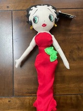 Betty Boop 17" Kellytoy Romance Red Dress Plush Doll 1999