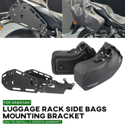 Luggage Rack Side Bag Saddlebag Mounting Bracket Holder For KAWASAKI Z650 ER650