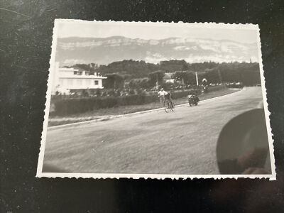 Ancienne Photo Du Tour De France 1938 - Cycliste à Aix-les-Bains, Savoie
