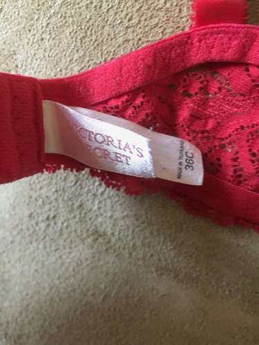 36C VICTORIA'S SECRET Lace Soft Cup Women's Vintage Underwired Miracle Bra Line - Picture 13 of 16