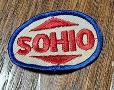 Vintage SOHIO Standard Oil & Gas of Ohio Uniform Badge PATCH Advertising