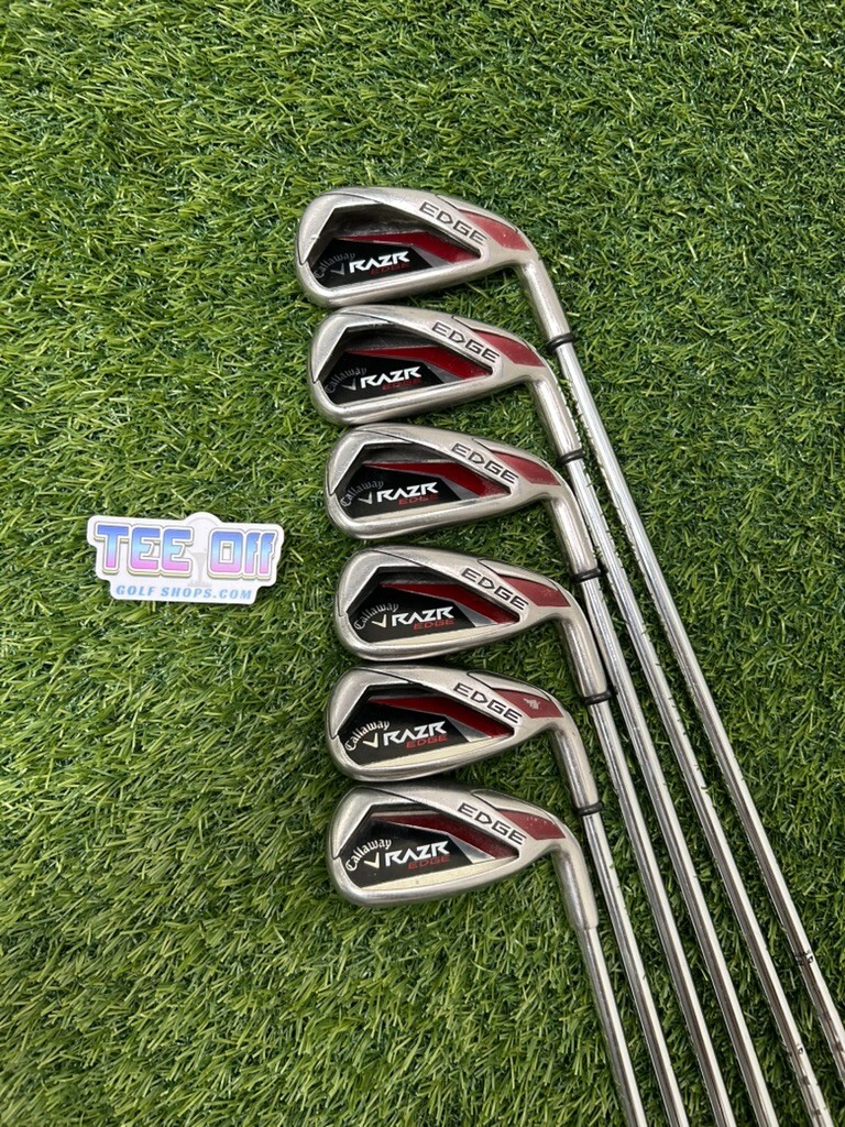 Callaway RAZR Edge Irons Set 5-PW Uniflex Original Grips RH | eBay
