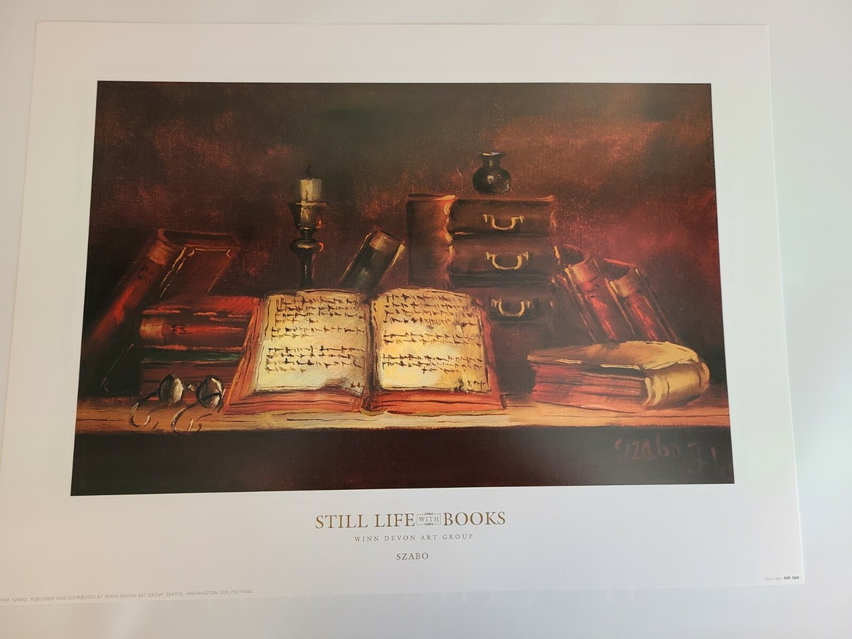 1996 STILL LIFE WITH BOOKS SZABO 24