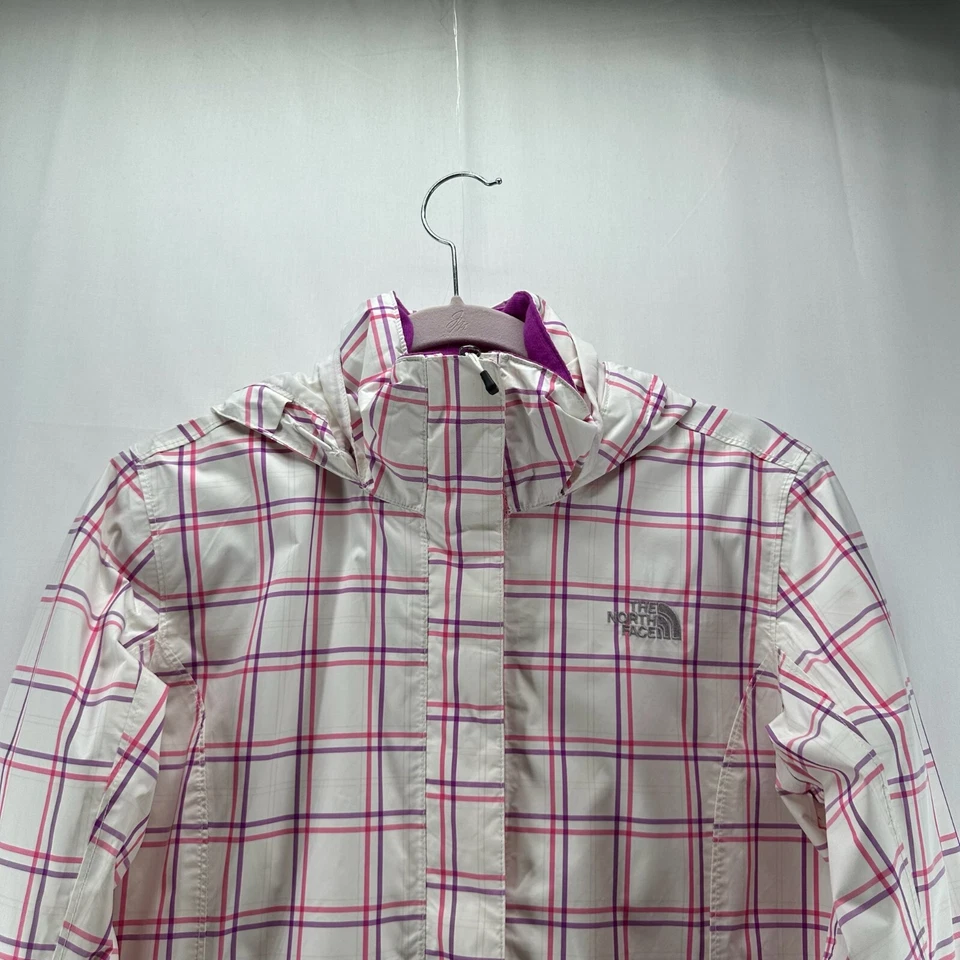 Куртка женская The North Face размер M Venture Rain Hyvent на молнии белая/розовая/фиолетовая - Изображение 4 из 4