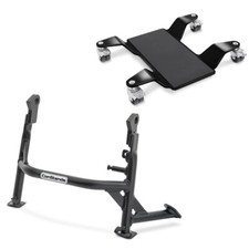 Cavalletto Centrale + Carrello Sposta Moto per BMW F 800 R 09-19 nero