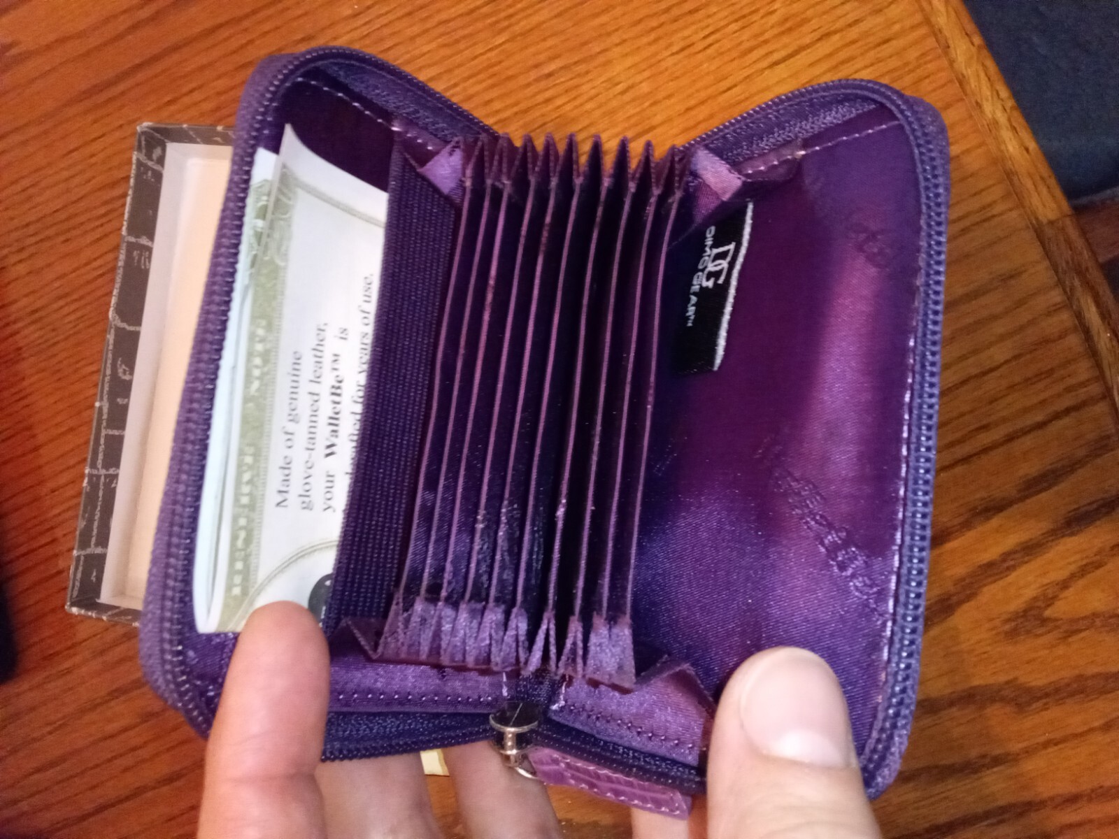WalletBe Cash Card Coin RFID Accordion ID Zipper Leather Wallet eBay