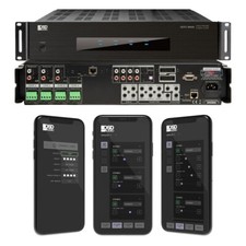 4 Zone App Control Matrix Multi Room Amplifier 80w/zone, Ios And Android