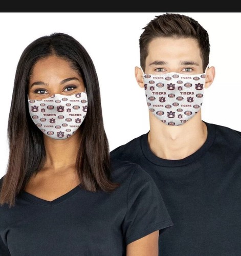 (Lot of 2) 3 Pack Auburn Tigers Official NCAA Washable Resuable Face Mask Cover - Picture 6 of 6