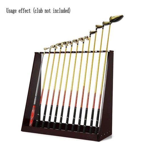 Golf Club Holder Wood Shelf Display Stand Easy To Insert 13 Slot Brackets - Picture 6 of 8