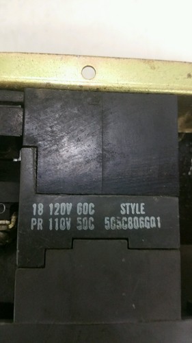 CUTLER-HAMMER A200M0CAC SIZE 0 STARTER CONTACTOR 18A 575V 5HP 120V COIL **XLNT** - Picture 7 of 7