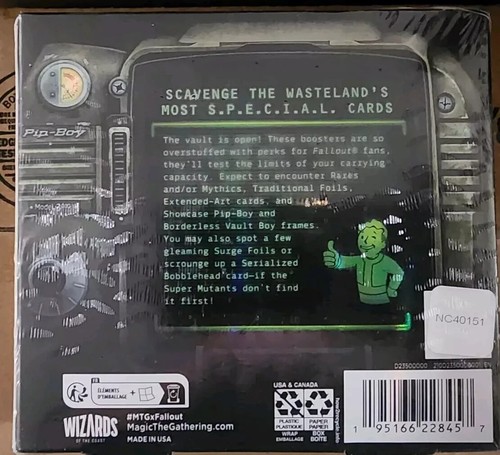 Magic Omega Fallout Box MTG Magic The Gathering Fallout Collector Booster Box New Sealed ...