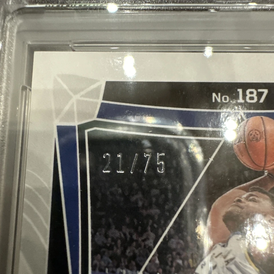 2023 Panini Obsidian Jarace Walker EE Reggae Flood /75 RC #187 PSA 10 Gem Mint - Image 3 of 3