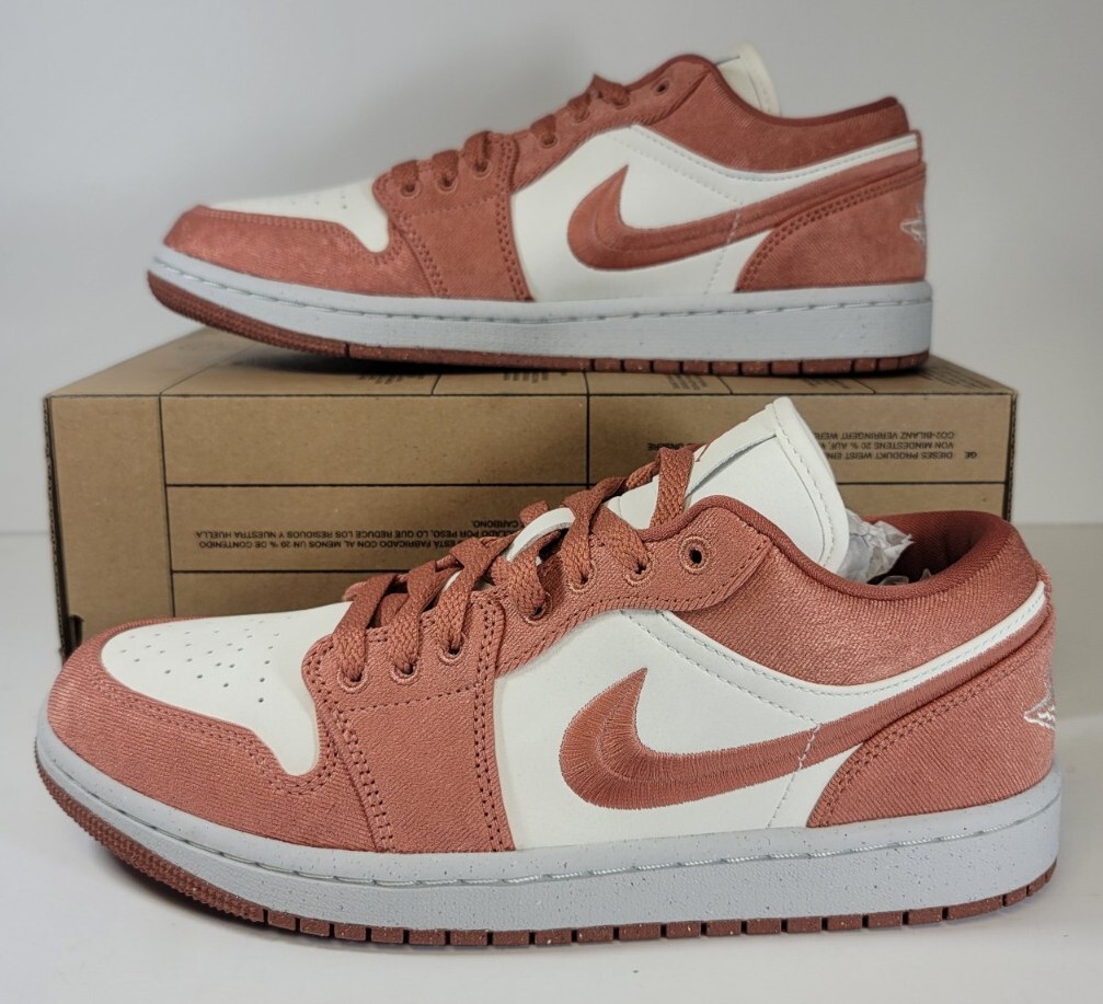 Nike Air Jordan Low SE Sky J Pink Canvas FN3722-801 Women's Size Shoes  New