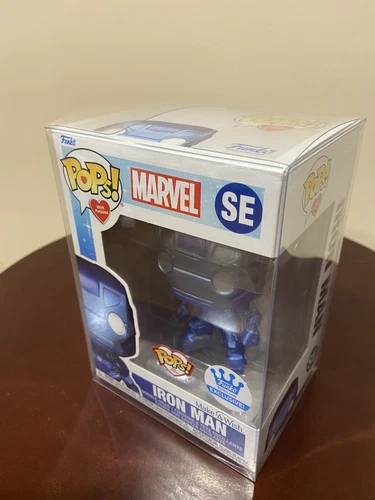 Funko POP! Marvel Iron Man Make A Wish Exclusive Blue Metallic IN HAND