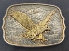 AMERICAN GOLD STYLE EAGLE BELT BUCKLE