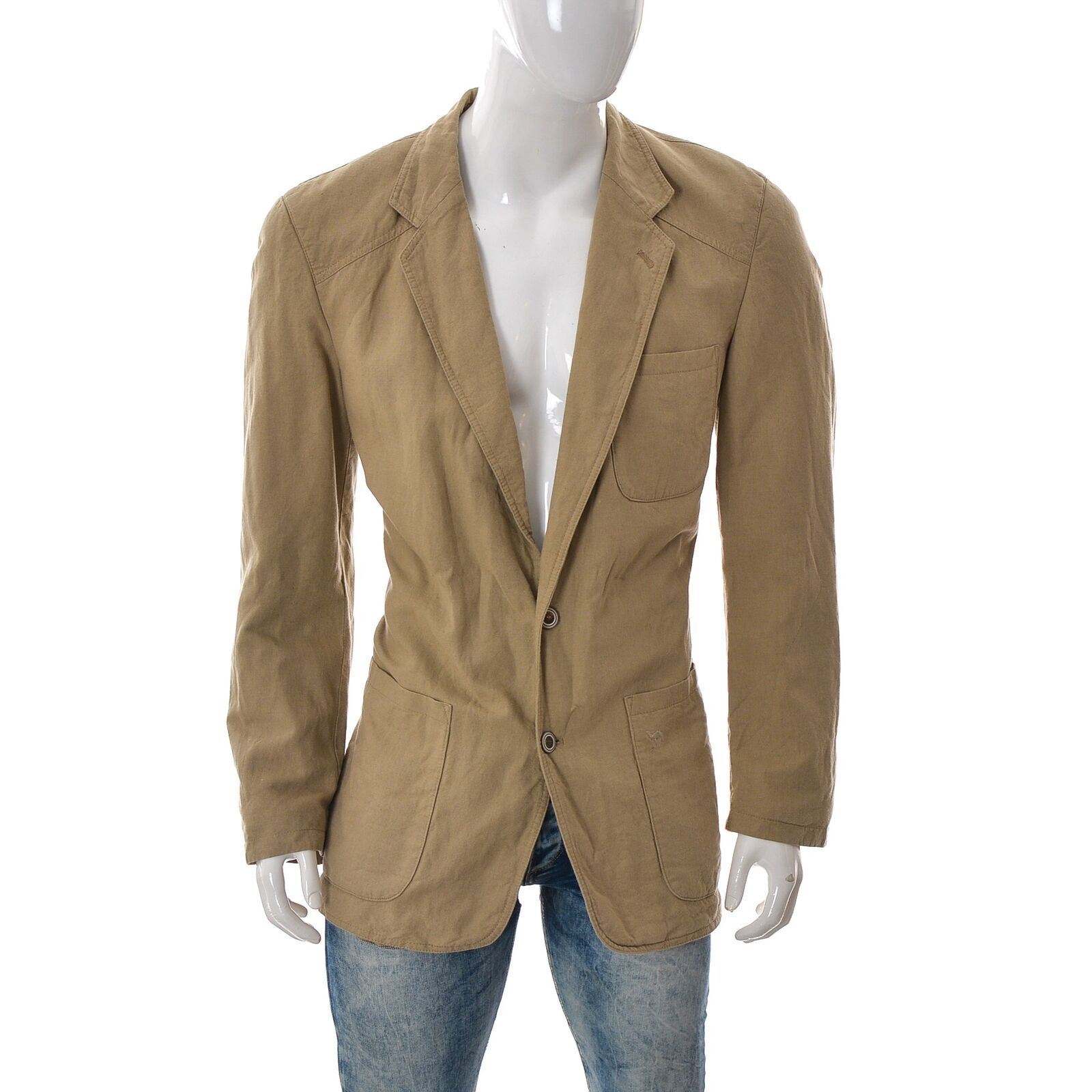 Camel Collection Mens Single Breasted Patch Pocke… - image 2