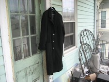 Donnybrook Womens Long Coat, Size 22w, Black Wool