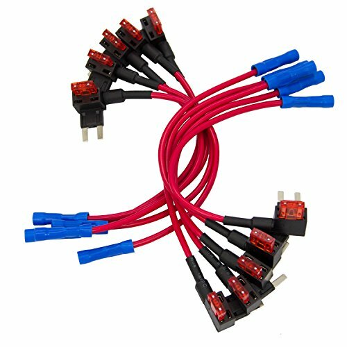 WinPower 10 Pezzi 12V Auto Fusibile ACS TAP Adattatore Low Profile (K9W)