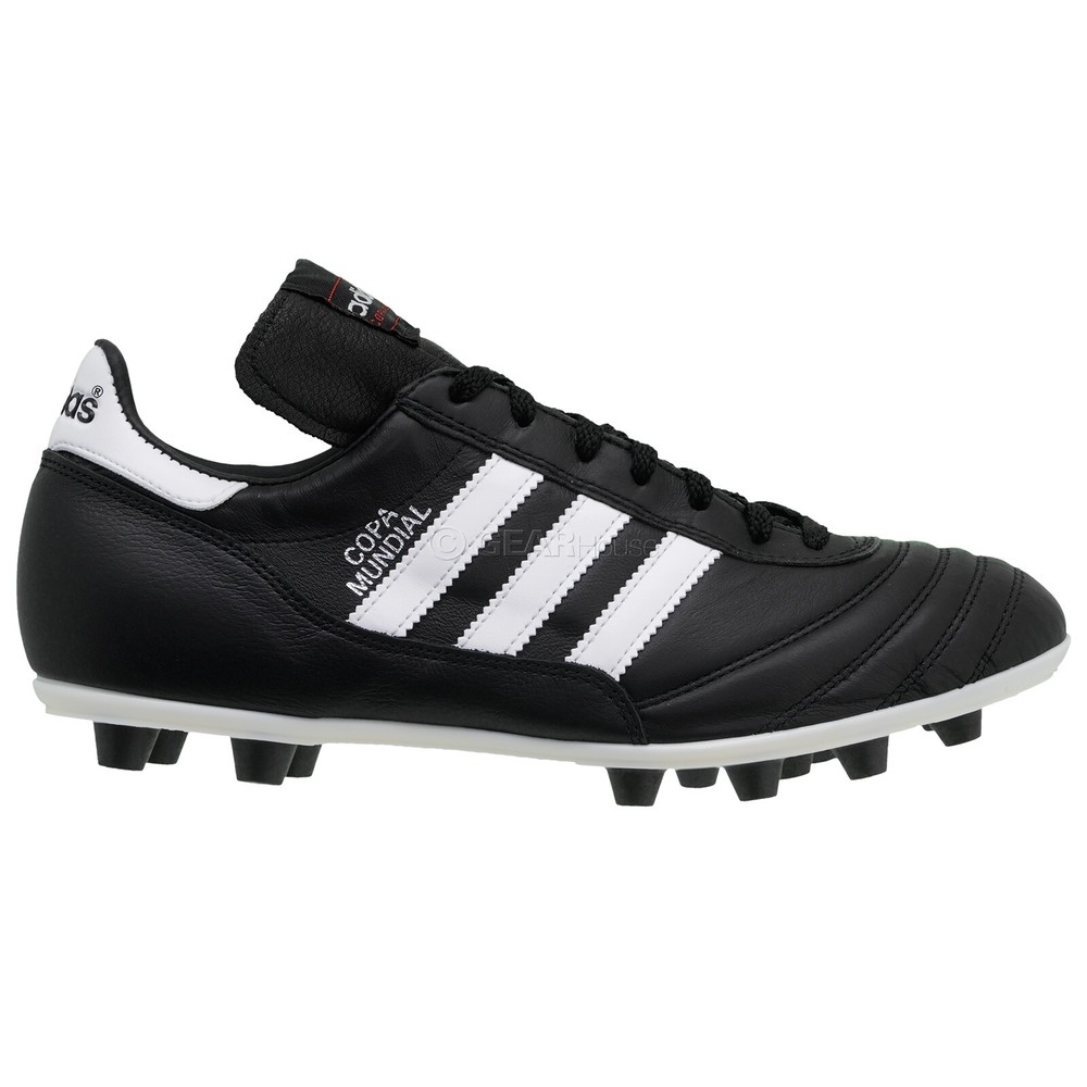 adidas Copa Mundial Mens K Leather Soccer Cleats, Black / White, Pick Size