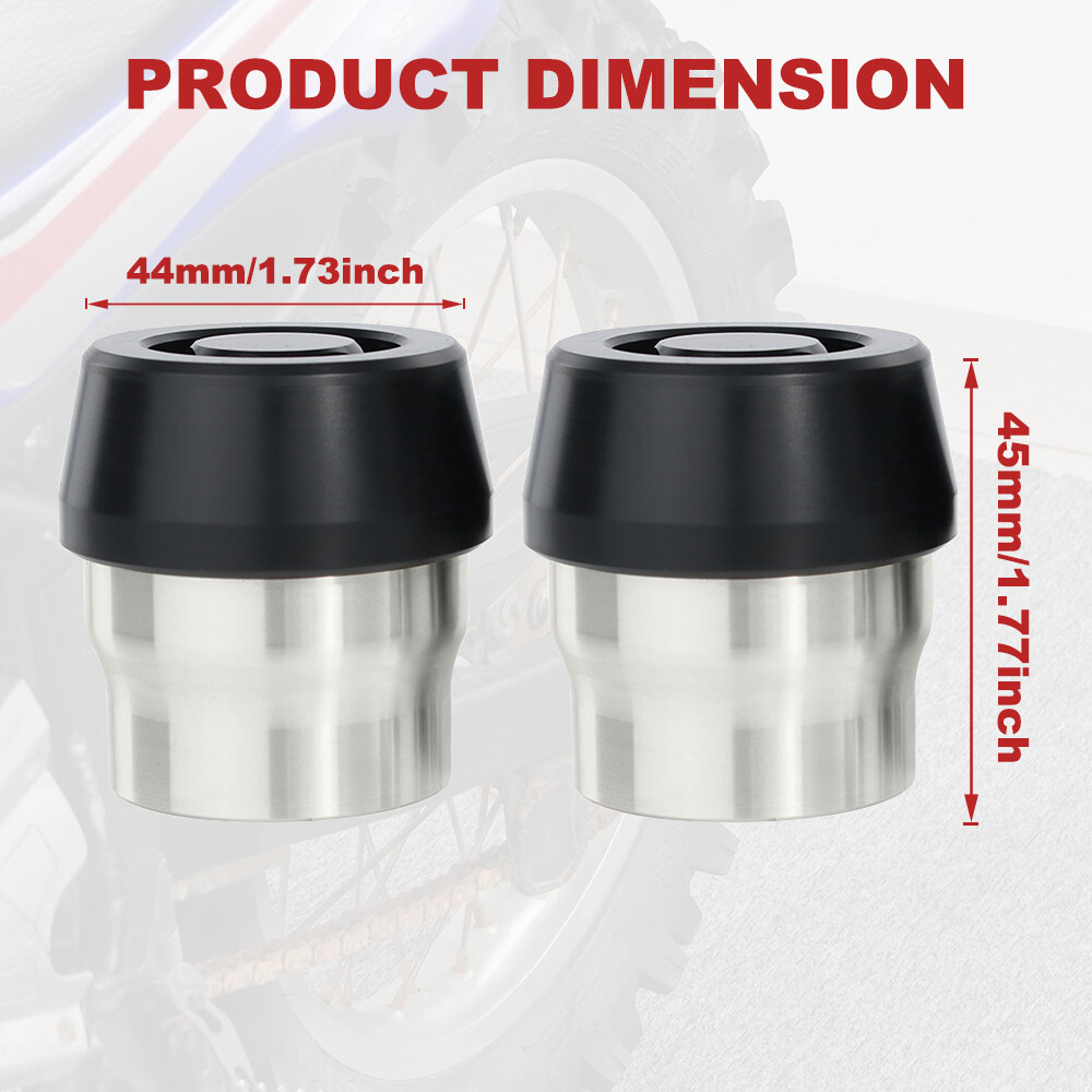 Front Fork Sliders Rear Axle Swingarm Bobbin Kit Fit For Kawasaki