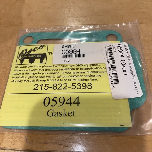 OSCO MARINE EXHAUST RISER GASKET P/N 05944. - Foto 1 di 4