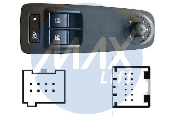 Fensterheber Schalter Vorne Links 20PIN FüR Citroen Jumper Peugeot Boxer 2006-image