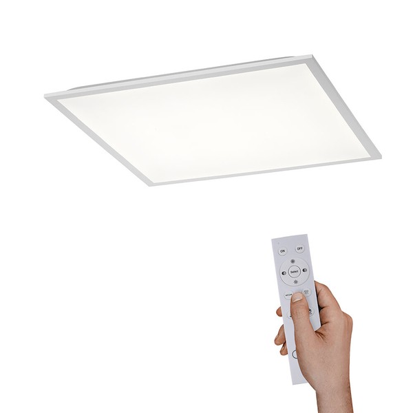 Led Deckenlampe 62X62Cm Weiß Dimmbar Cct Panel Fernbedienung Eckig Flach BüRo-image