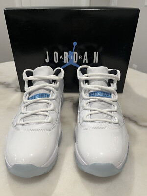 NIKE AIR JORDAN 11 RETRO LOW LEGEND BLUE WHITE Sz 10 1 3 4 5 9 12 13 14 29 31 32