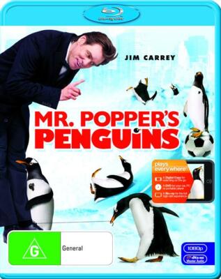 Mr. Popper's Penguins (Blu-ray, 2011)  EX RENTAL