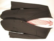 Brooks Brothers 1818 Madison Mens Charcoal 2 Btn Sport Coat 43R USA Made