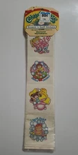 Vintage 80s Cabbage Patch Scratch N Sniff Stickers Kids Soap Scrapbook Doll FLAW