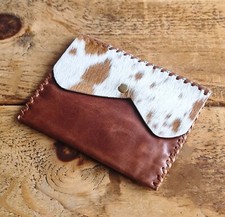 Bolso sin asas de cuero, bolso hecho a mano, estilo sobre minimalista, bolso para dama | para mujer