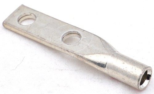PUC Two Hole Compression Lug RED D-2TC10B 3/16", 13/16", 1 3/4" New - Picture 2 of 3
