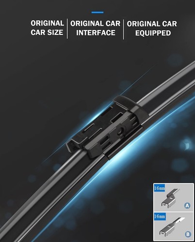 2 Factory Wiper Blades Replacement for Silverado Sierra 04/03/2014-2018 Original - Picture 3 of 6