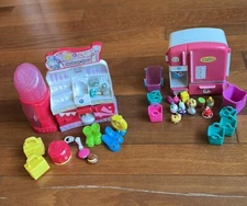 Shopkins Makeup Spot Playset Fridge Replacement  Figures Shopping baskets