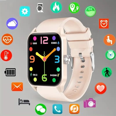 Women Smartwatch- Wireless Calling, Music , Message ,Sports Modes iPhone Android