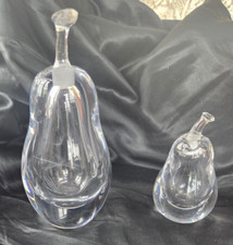 2 flaconi profumo a forma di pera Kosta Boda