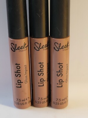 Sleek Makeup Lip Shot Lip Gloss - Hidden Truth (Lot of 3) - New with Seal