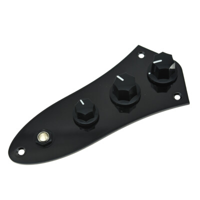 KAISH Fully Loaded Pre-Wired Control Plate w/ Wiring Harness for Jazz Bass